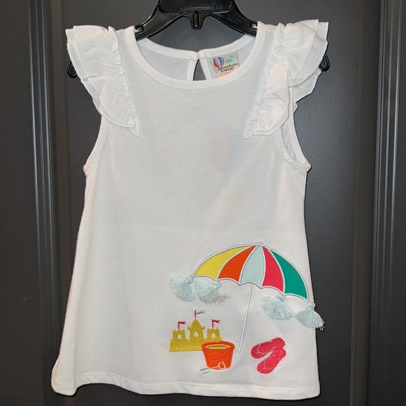 NWT Girls Copper Key Beach Tank Top, Sz 5 - Picture 1 of 7